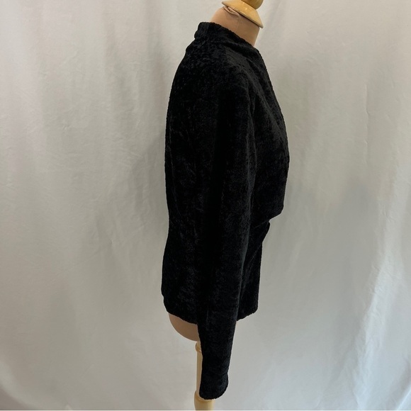 Vtg Connected Crushed Textured Velvet Formal Occasion Evening Jacket Blazer - Picture 3 of 7